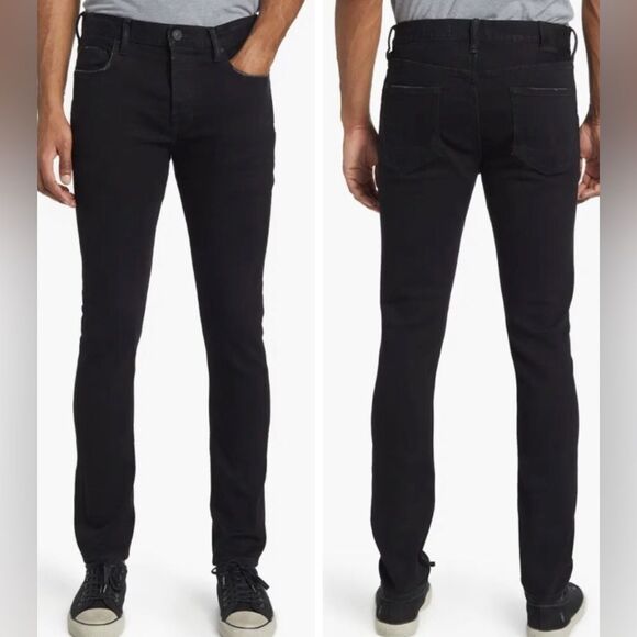 All Saints Cigarette Skinny Jeans men’s size 34 Black - Picture 1 of 6